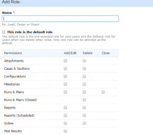TestRail User Preferences
