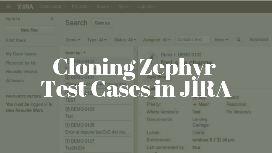 Cloning Zephyr Test Cases in JIRA