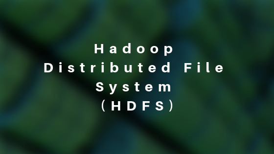 Hadoop Distributed File System (HDFS)