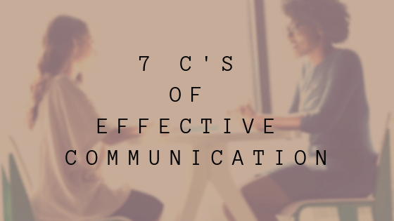 7 Cs of effective communication