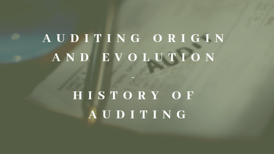 Auditing origin and evolution