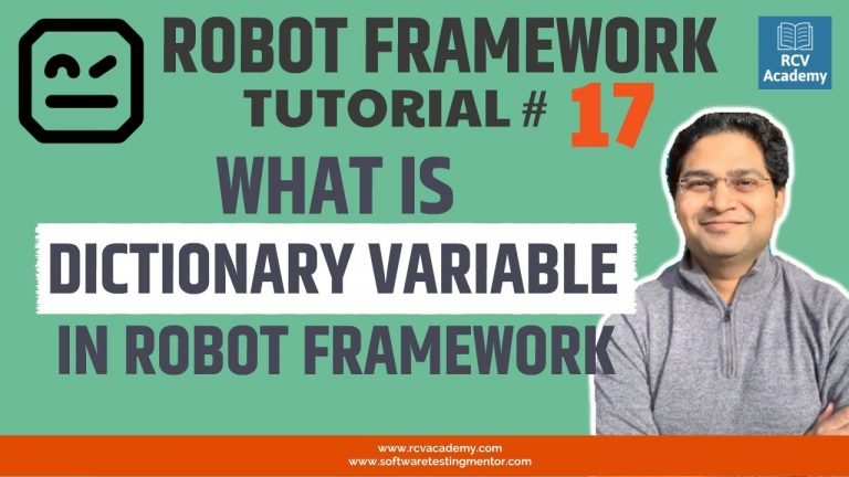 set global dictionary robot framework